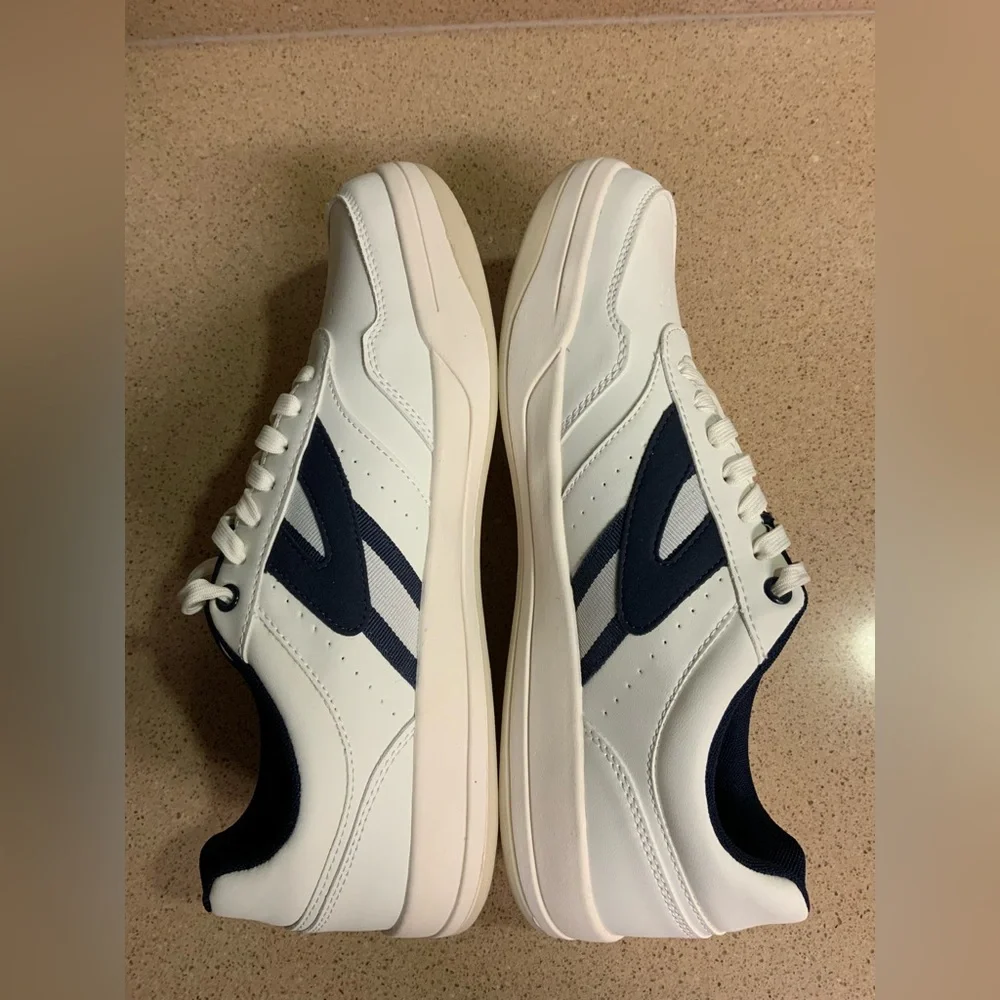 TRETORN Dennis White Athletic blue trim Sneakers
